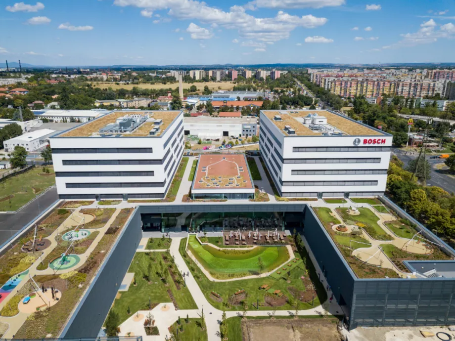 Építőipari Nívódíjat nyert a Bosch Budapest Innovációs Kampusz