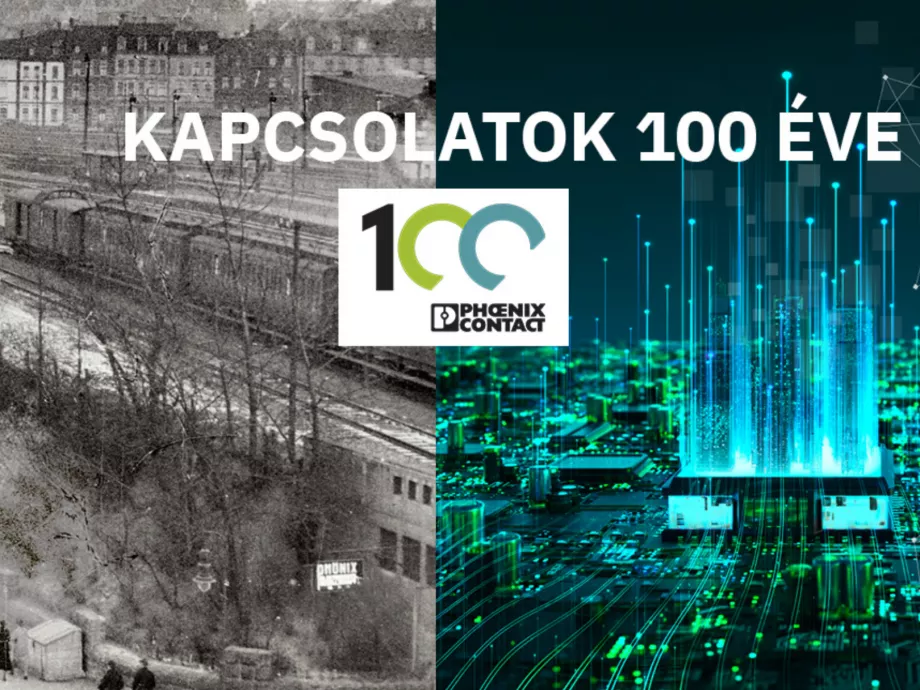 A Phoenix Contact idén ünnepli alapításának 100. jubileumi évfordulóját