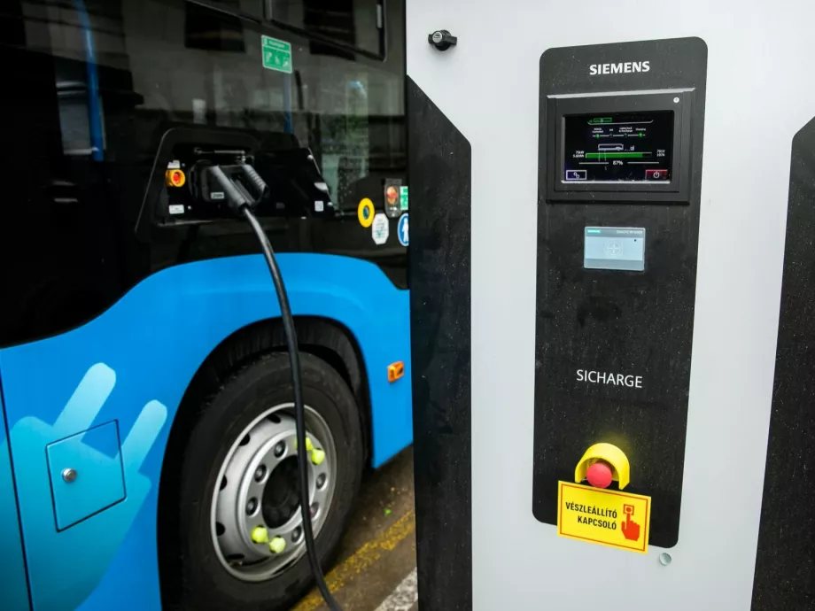 Így gondoskodnak hazánk legnagyobb e-busz-depójának töltéséről