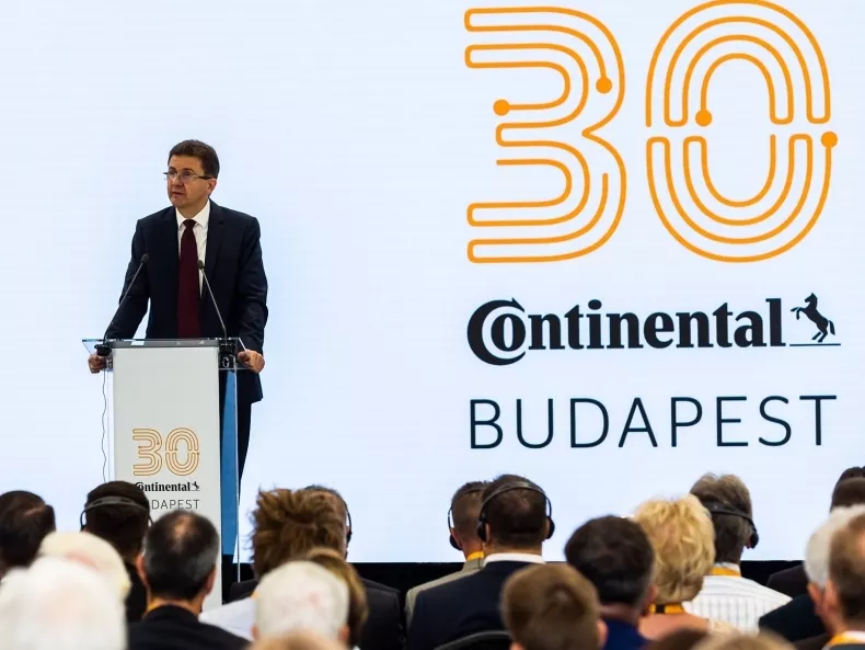 A budapesti Continental az „Év Gyára” díjjal ünnepelte fennállásának 30. évfordulóját