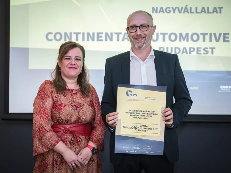 A Continental veszprémi és budapesti telephelyét is díjazták az idei Év Gyára Projektversenyen