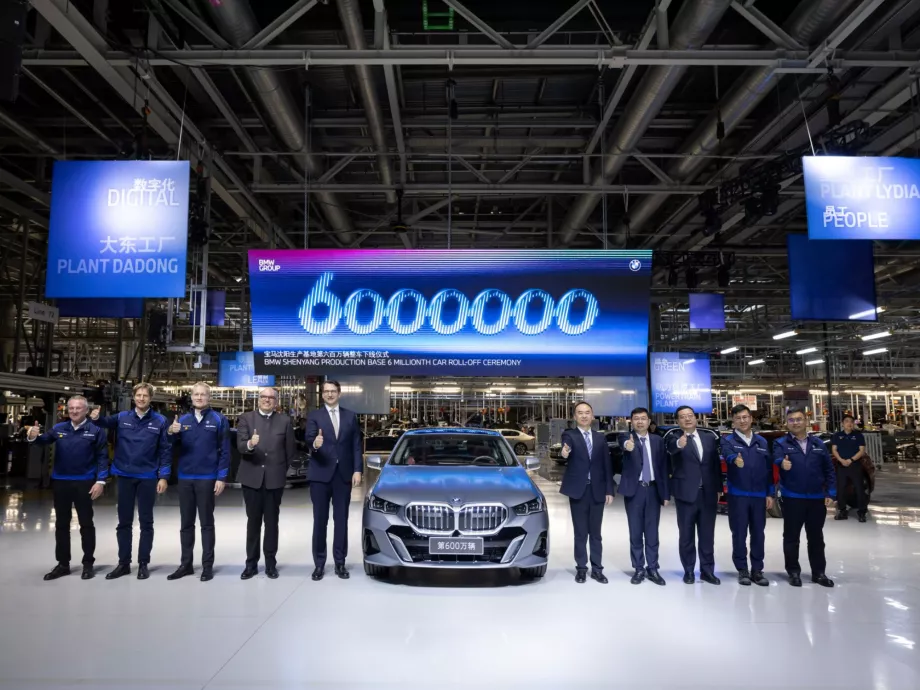 A BMW Brilliance Automotive elkészítette a hatmilliomodik autót Senjangban