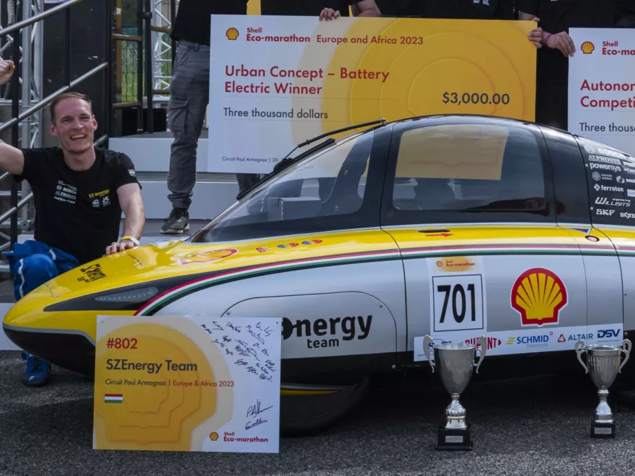 Tarolt a SZEnergy Team Európa legnagyobb energiahatékonysági versenyén